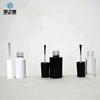 Frasco de Esmalte 8ml Vidro Opaco 10ml Esmalte em Gel Vazio Frasco Branco Brilhante À Prova de Luz Preto Brilhante Fosco Boca Larga