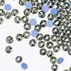 Rhinestones Hotfix de Venta Caliente Transfronterizos, Rhinestones de Cristal de Vidrio de Fondo Plano, Rhinestones para Uñas, Accesorios Redondos de Colores para Manualidades en Ropa