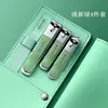 Cortauñas de Acero Inoxidable Coloridos Set de 18 Piezas Cortauñas para el Hogar Cuidado de Manicura Herramientas de Belleza Tijeras para Uñas Set Completo