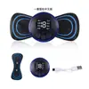Pegatinas de masaje de pulso EMS mini masajeador eléctrico portátil masajeador eléctrico de cuello uterino cintura espalda masajeador de mariposa