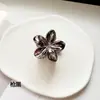 Pasador de Flor de Plumeria Brillante Retro Estilo Francés con un Diseño Único para Recogidos en la Parte Trasera de la Cabeza, Elegante y Sofisticado Accesorio para el Cabello