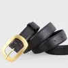 Cinturón Decorativo para Mujer con Pantalones de Pierna Ancha Jeans Cintura Ancha Cuero Genuino Moda de Alta Gama Versátil Cinturón Negro de Cuero