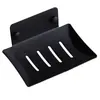 Estante de Jabón de Acero Inoxidable Engrosado Caja de Jabón para Baño Caja de Jabón para el Hogar Estante Metálico sin Perforaciones para Montar en Pared para Jabón de Drenaje