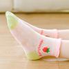 Calcetines de durián para niños 2022 primavera y verano de malla finos para bebé suaves absorbentes de sudor para niños y niñas calcetines de algodón calcetines tobilleros