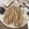 Pantalones Casuales para Niños 2026 Otoño Nuevo Estilo Coreano Pantalones Linterna para Niños y Niños Jóvenes, Pantalones Largos con Puño para Primavera y Otoño