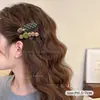 Grampo de Cabelo de Pato de Alta Qualidade para Fios Soltos, Novo Grampo de Cabelo da Moda 2026 para Franja, Acessório de Cabelo Floral