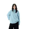 Estilo Americano e Coreano Transfronteiriço Estilo Preguiçoso Simples Malha de Gola Henley com Cinco Botões Tricô Tricô Masculino e Feminino Malha Quente Tendência
