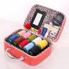 Traje de aguja e hilo para traje de acompañante de boda de matrimonio kit de costura portátil grande multifuncional caja de costura de alta calidad para el hogar