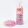 Elástico de borracha infantil desenho animado drama drama cor de garrafa elástico de borracha Coreia novo descartável pequeno elástico de borracha puxada forte anel de cabelo contínuo
