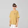 Camiseta Deportiva de Manga Corta de Estilo Coreano para Niños, Nueva, de Secado Rápido, para Exteriores en Verano, Top Fresco y Transpirable para Niños Mayores, Camiseta de Manga Corta para Niños