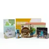 Cajas de Cartón Blanco en Stock, Cajas Sorpresa, Cajas de Colores Creativas, Cajas Cielo-Tierra, Cajas de Embalaje, Impresión de Logo Personalizable, Estampado Dorado, Embalaje en Caja de Papel Kraft