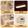 Mesita de noche cuidadosamente seleccionada para dormitorio del hogar, Mesa auxiliar de arte de hierro más vendida en 2026 con diseño creativo, Móvil con luz y estante de almacenamiento