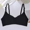 Roupa Íntima Personalizada para Meninas nas Fases de Desenvolvimento Secundária e Terciária, Cor Sólida, Sem Aro, Sutiã Push-Up para Alunas do Ensino Fundamental II e Médio, Produto Novo