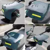 Capa de guidão bateria moto guidão para-brisa à prova de sol à prova de vento à prova de sol à prova de chuva capa de para-brisa de carro elétrico