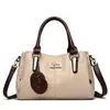 Bolsa de Mão Feminina Europeia e Americana Comércio Exterior Novo Estilo Grande Capacidade para o Dia a Dia Ombro Único Transversal Simples Versátil Bolsa para Mãe