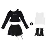 Ropa de Jazz para Niñas, Ropa de Jazz Moderna y de Moda para la Actuación Infantil, Ropa Moderna para Pasarela Infantil, Traje de Jazz Primavera y Verano