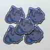 Pegatinas Personalizadas de Arena Brillante Dibujos Animados Creativos Troqueladas Brillo Fino Escena de Diario Frosted Decoración Pegatinas Lindas de Anime con Brillo