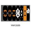 Halloween Laser Nail Art Adesivo Abóbora Crânio Morcego Teia de Aranha Explosões Transfronteiriças DIY Set Jóias de Unhas