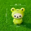 Paisagem em miniatura, criativa e divertida, com um design de urso fofo. DIY Cartoon, peças decorativas adoráveis com um toque de luxo, perfeitas como enfeites únicos para carro ou mesa