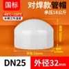 Tampão de Extremidade de Tubo PVDF Rongsheng Soldagem por Fusão a Quente Tampão de Tubo Resistente a Altas Temperaturas Resistente a Ácidos e Alcalis Resistente à Corrosão Tampão de Plástico Conexões para Tubos de Água
