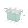 Caja de almacenamiento escritorio papelería cesta de artículos varios caja de almacenamiento de juguetes y snacks caja de almacenamiento de plástico portátil venta al por mayor