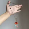Estilo Vacaciones en la Playa~ Collar con Cuentas de Conchas Dopamina para Mujer, Gargantilla Cadena para Clavícula Estilo Vacaciones de Diseño Único