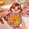 Imán para Refrigerador Rotatorio de Año Nuevo Tendencia Nacional Creativo Dios de la Riqueza Lindo Año de la Fortuna del Caballo Imán Decorativo de Resina