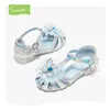 |Sandalias Elsa Princesa Cristal para Niñas Snafy Zapatos de Tacón Bajo Pequeños para Niños Verano 2026 Elsa Princesa