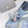 Anillo Lazo de Polvo de Cereza para Mujer Apertura Ajustable Nicho Sentido de Alto Nivel Anillo de Comida Estilo Frío ins Celebridad de Internet