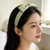 Diadema de moda con corona alta, estilo vintage, adecuada para lavarse la cara, accesorio para el cabello, versátil para el uso diario, diadema de tela para mujer
