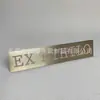 Fornecedor Fabrica Placas de Latão com Serigrafia, Placas de Latão Colorido Natural com Revestimento em Spray e Placas de Identificação de Latão com Adesivo