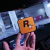 Pieza de fragancia de aromaterapia de larga duración para coche, desodorante para coche, decoración, periférico GTA, pieza de fragancia para coche de moda, colgante R Star, perfume