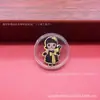 Pegatinas Doradas para Teléfono Móvil Bubble Mart Personalizadas con Fotos, Pegatinas Doradas Puras para Cuaderno, Insignias y Logos de Empresa Personalizados