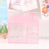 Caixa de Armazenamento Pequena Casa para Mesa de Escritório Caixa de Armazenamento para Canetas Caixa de Armazenamento Tipo Gaveta Artefato de Armazenamento para Cosméticos