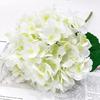Rosa Tacto Suave Hidratante Hortensia Decoración del Hogar Arreglo Floral de Boda Tacto de Flor Artificial Hidratante Hortensia Simulada