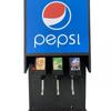 Máquina Pepsi-coke comercial de três válvulas, máquina automática de bebidas carbonatadas, buffet de hambúrguer, pequena máquina atual