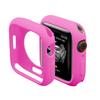 Adecuado para Apple Watch Iwatch7/8/9Se Funda Protectora de Silicona Color Caramelo Funda de Media Cubierta S10/11 Case