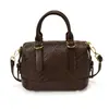Bolsa de mão moderna transfronteiriça para mulheres, nova moda 2026 bolsa de ombro com padrão trançado, bolsa transversal, bolsa tote retrô para o dia a dia