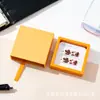 Exquisita Caja de Empaque de Uñas Transparente a Prueba de Polvo Portátil Caja Deslizable para Joyería Pendientes Manicura Caja de Regalo Caja de Regalo al por Mayor