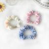 Anillo para el cabello con cuentas de color caramelo para el intestino delgado, cuerda para el cabello fresca y pequeña de celebridades de Internet, estilo coreano, linda banda de goma, nueva y dulce cuerda para el cabello de malla.