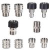 Venta caliente transfronteriza 3/4 rosca estándar americano acero inoxidable tubo de pistola de agua para jardín lavadora de alta presión juego de 8 piezas conector rápido