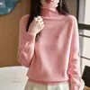 Top de Veludo Andy, Camada Base, Suéter de Tricô Espesso para Mulheres, Suéter de Gola Alta, Suéter Largo de Inverno, Outono e Inverno