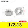 Tuercas hexagonales externas de acero inoxidable 304 M1.6~M30 en stock Tuercas hexagonales estándar alemán Din934 Venta al por mayor de fábrica