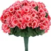 Estilo Popular de Venda Quente Transfronteiriço Amazon Temu Flor Begônia Artificial Flor Falsa Casamento Casa Sala de Estar Gerânio Flor de Seda