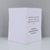 Descripción del Producto Imprenta de Libros Impresión a Color Blanco y Negro Folleto Póster Impresión Diseño Plegado de una Página