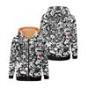 Sudadera con capucha para mujer, estilo étnico occidental, estampado de patrón navideño transfronterizo europeo y americano 2024, impresa digital 3D, ropa de algodón