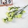 Novo buquê de cravos artificiais, flores para presente de Dia das Mães e Dia dos Professores, decoração de sala de estar, arranjo de casamento, flores de seda, flores artificiais