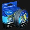 Linha de pesca Hercules horse linha PE 8 séries Ya pe linha principal longo arremesso linha de pesca marítima preta 100 metros linha trançada material de pesca linha de pesca