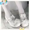 Sapatos de Couro Femininos 2D Comic Con Mary Jane Modelo Novo 2026 com Fivela de Laço Cadarço Bico Redondo Salto Baixo Sapatos do Dia a Dia