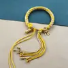 Cuerda de Mano de Xizang Cuerda de Algodón para Frotar la Mano Cuerda de Mano de Colores Pulsera de Estilo Étnico Tejida a Mano Adorno de Xizang Pulsera de Thangka